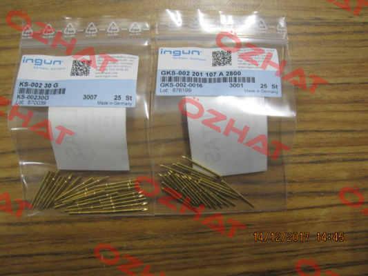 GKS-002 201 107 A 2800 (GKS-002-0016)  Ingun