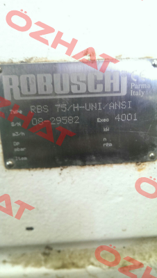 Overhaul Kit For RBS 75/H-UNI/ANSI  Robuschi
