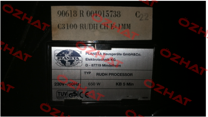 condenser for RUDH 90618 R 004915738  Aerovox