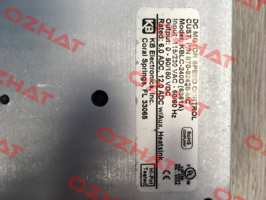 KBLC-240D (6361A) KB Electronics