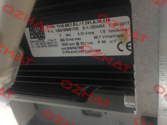 0093321667 Motor Power