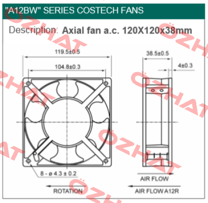 A12-B23-STS-W00  Costech