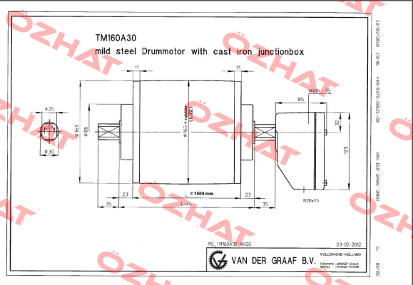 TM160A30-0410-1500  Van der Graaf
