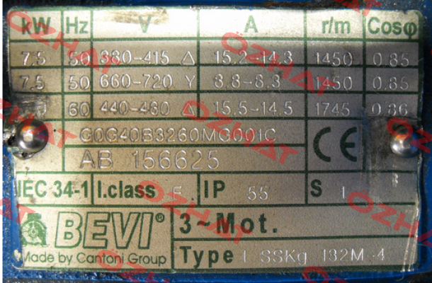 disc for ISSKg 132M-4 Bevi