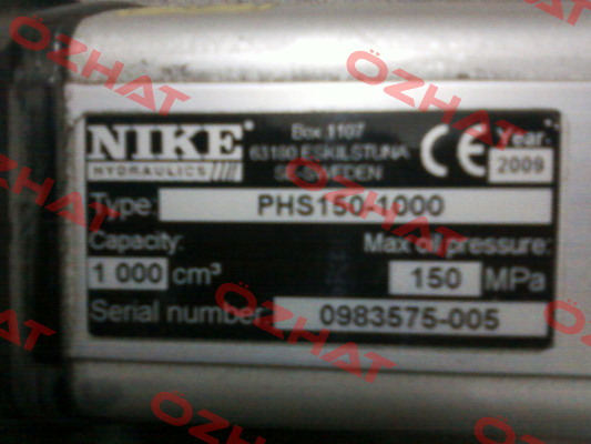 PHS150-1000 Rehobot