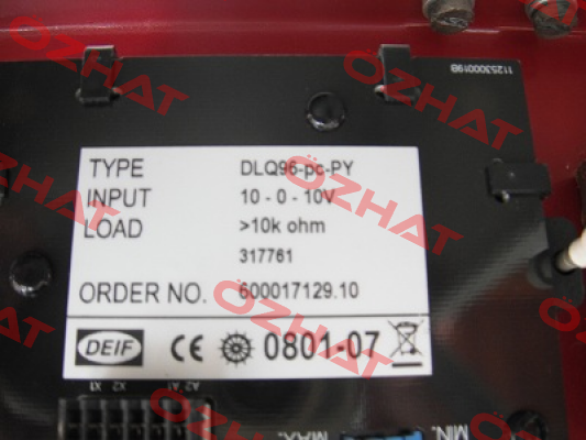 DLQ96-pc-PY obsolete, replaced by XL96 Deif