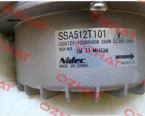 SSA512T101   S/N:5M 11 MHI 08 OEM Nidec