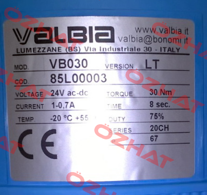 85L00003 / VB3024 Valbia