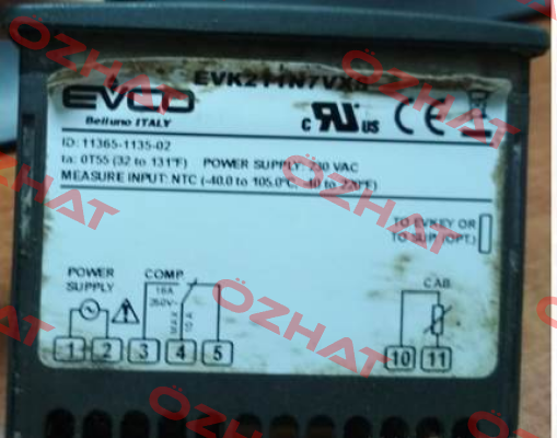 136180041 Type EVK211N7VXBS  EVCO - Every Control
