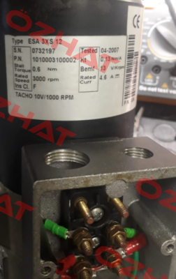 ESA3XS12 Motor Power