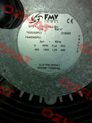 XGZA9999W Type S0450 VD46 TG060W04  FMV-Lamel (now Ziehl Abegg)