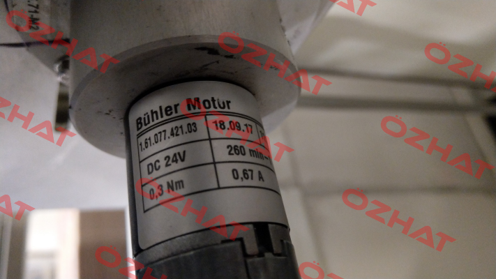 1.61.077.421 Bühler Motor