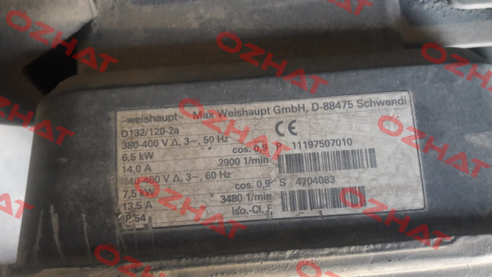 P/N  111 974 0715/2 Weishaupt