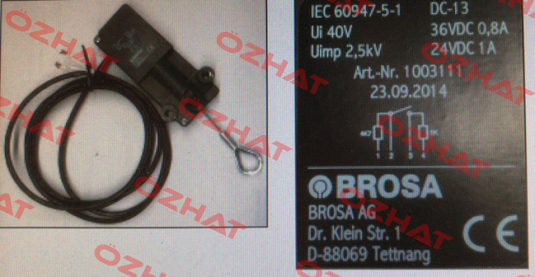 1003111, replaced by 1022052  Brosa