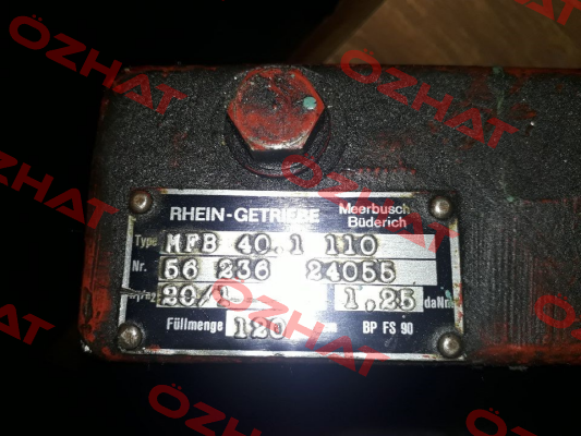 40.1MB-VR20*14  Rhein-Getriebe