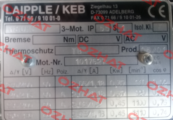 M80AC  LAIPPLE KEB