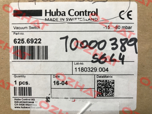 625.6922 OEM Huba Control