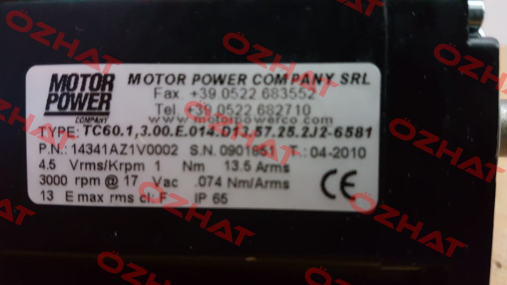 2J2-6581 Motor Power