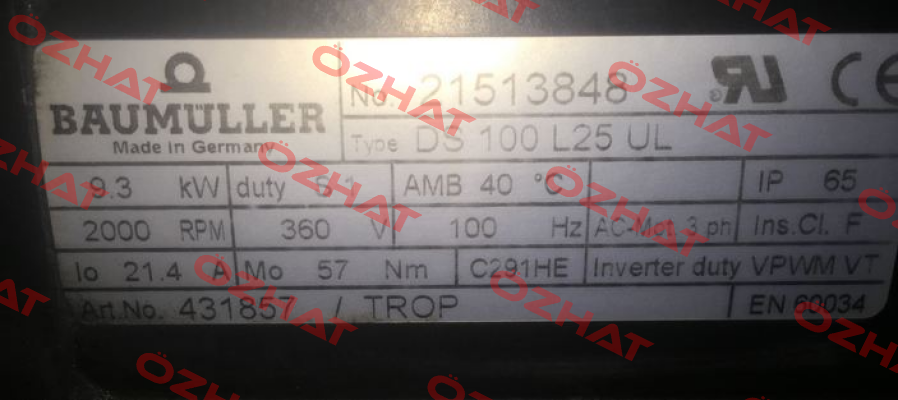DS 100 L 25 UL Baumüller