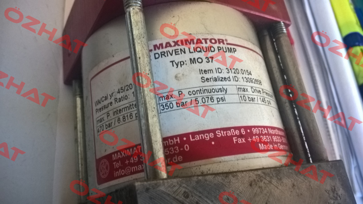3120.0154 Maximator