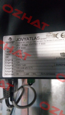 USV JOVYTEC P 3000-5 (Art Nr. 1118051) JOVYATLAS