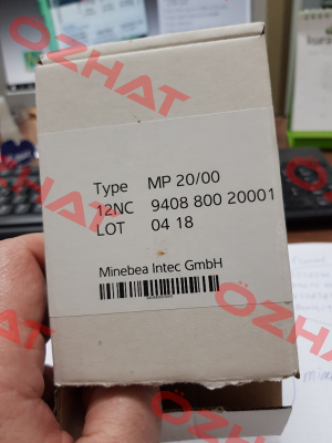 Type: MP 20/00 Minebea