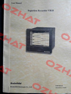 VR18    UMVR181R  obsolete, alternative PPR500-1X000210 Brainchild
