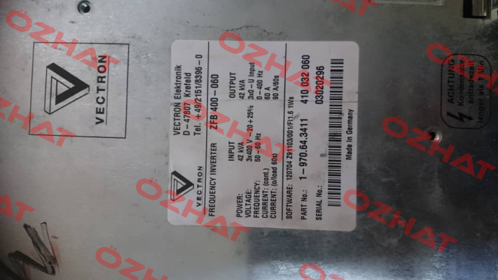 ZFB 400-060 42 KVA  - OEM Vectron
