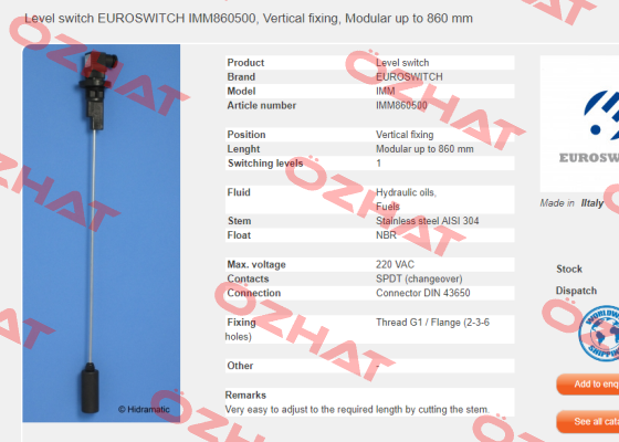 ELIMM860500 Euroswitch