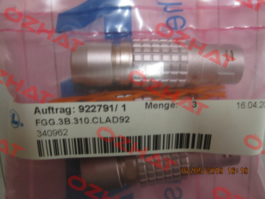 FGG.3B.310.CLAD92 Lemo