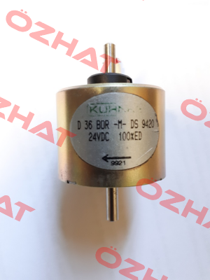 D 36-..BOR  *  -M  -DS9420- 24VDC 100%ED Kuhnke