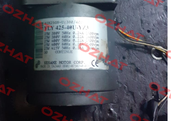 YLY 425-40U-Y/3 Sesame Motor