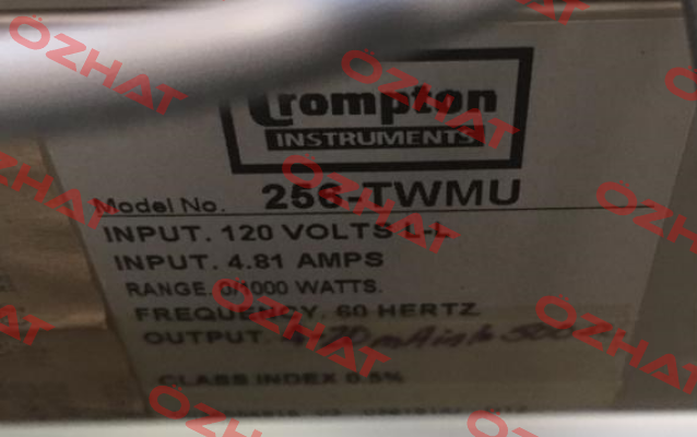 256-TWMU(W) CROMPTON INSTRUMENTS (TE Connectivity)