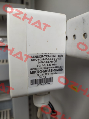 P/N:50018; Type:DMC-6-2-5-10-0-0-0-0-24DC-240AC-64-AB-CE Mikro-mess