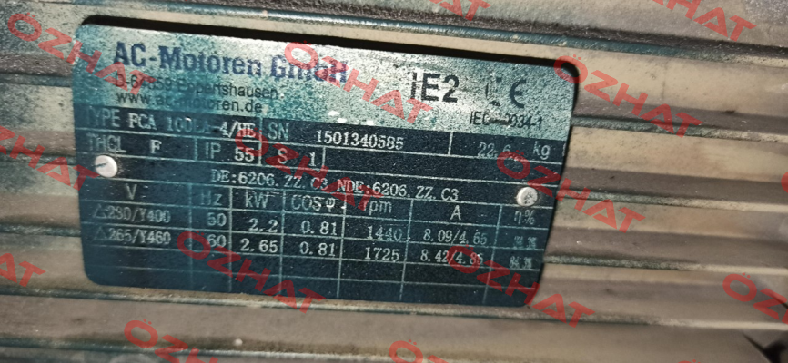 FCA 100 LA-4/HE AC Motoren