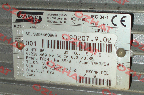 5.90207.9.02 Seimec (Rossi)