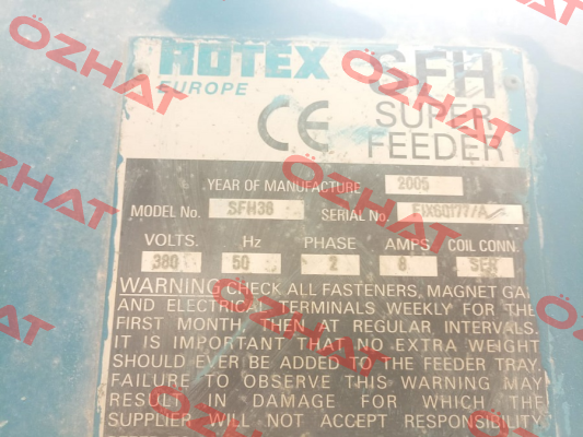 SFH32 Rotex