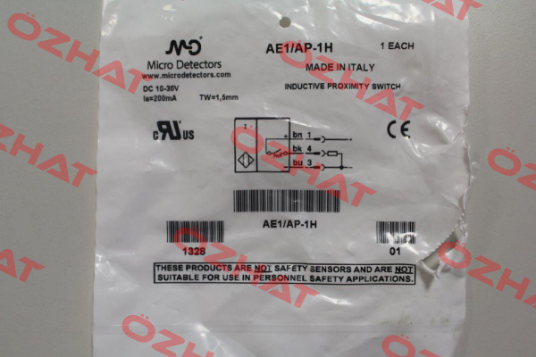AE1/AP-1F Micro Detectors / Diell (now Datasensing)