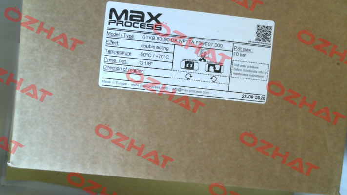 GTKB.83x90.DA.NP17A.F05/F07.000 GT Attuatori