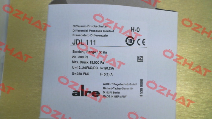 P/N: H5309098 Type: JDL-111 Alre