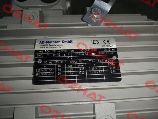 FCA 100 La-4 / PHE B5 AC Motoren
