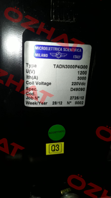 TADN3000P4G00 Microelettrica Scientifica