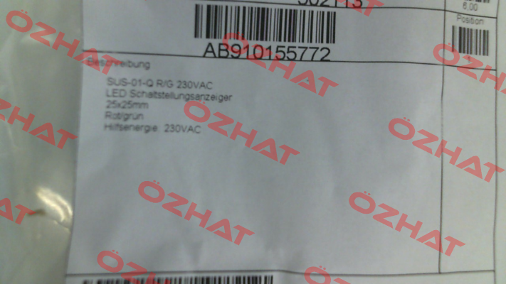 SUS-01-Q Weigel