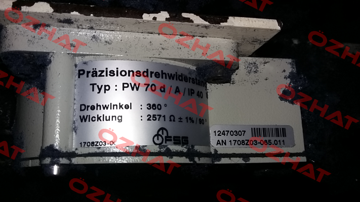 1708Z03-065.011 FSG Fernsteuergeräte
