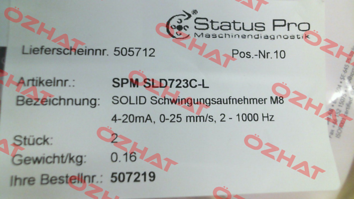 SLD723C-L SPM Instrument