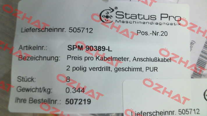 SPM 90389-L (  4 meter ) SPM Instrument