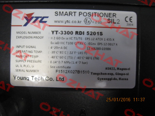 YT-3300RDI5301S  Young Tech