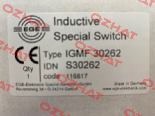 S30262   IGMF 30262 Ege