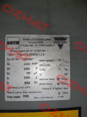 3.0/6920/1.2 k Vishay