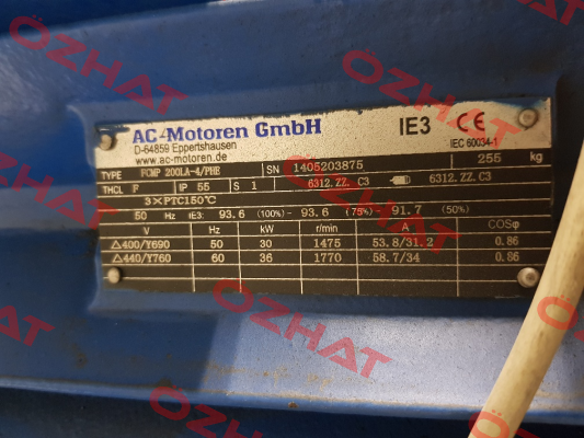 FCMP 200L-4/PHE AC Motoren